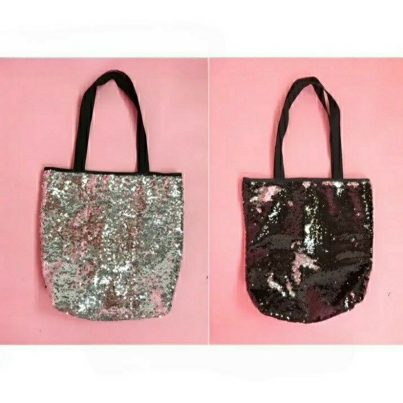 ● Mermaid Sequin Tote Bag with zipper - Picture 16 of 16